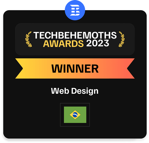 TechBehemoths Awards 2023 - Web Design Brasil