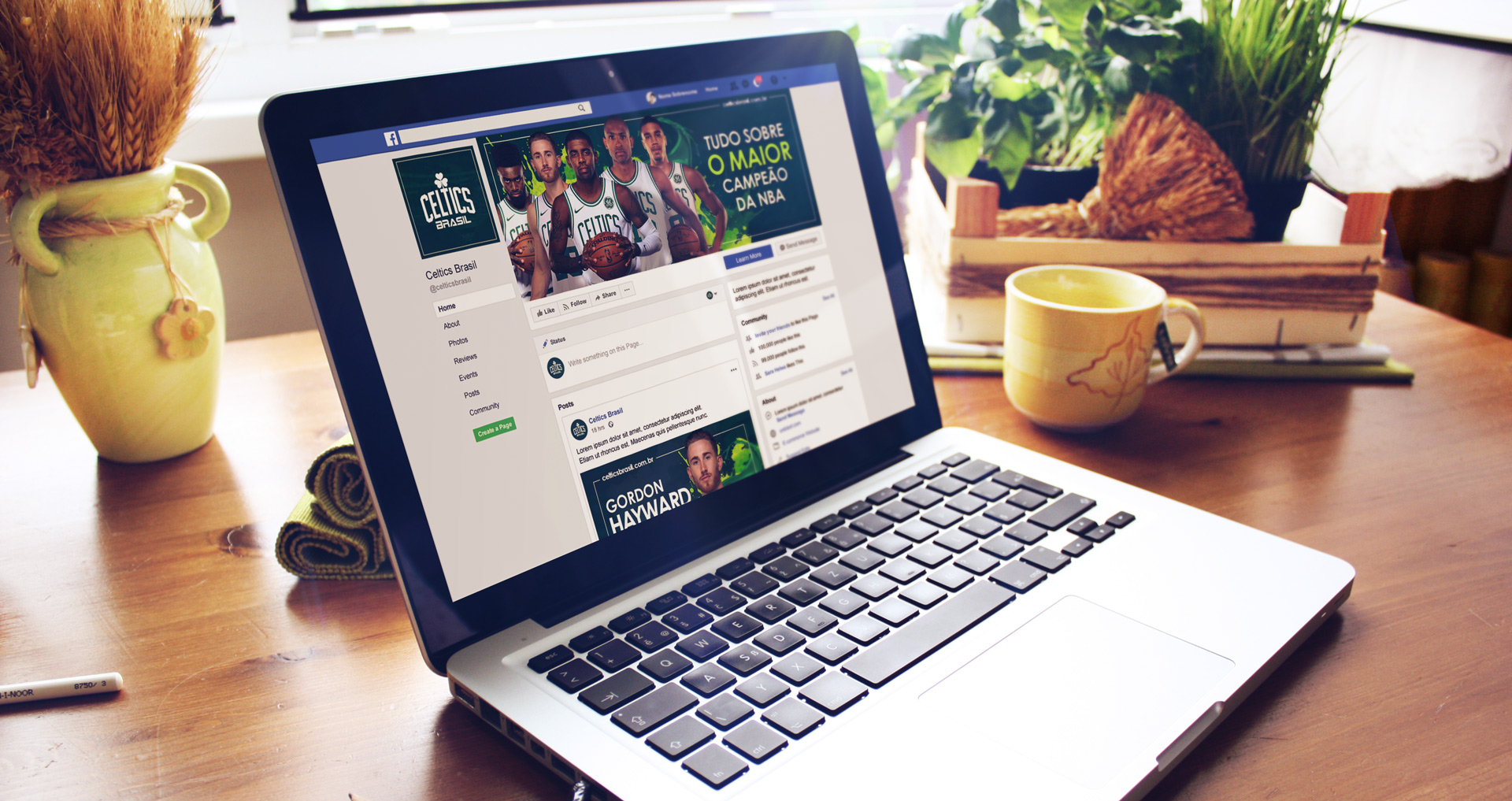 Celtics Brasil - Criação de conteúdo e personalização de redes sociais
