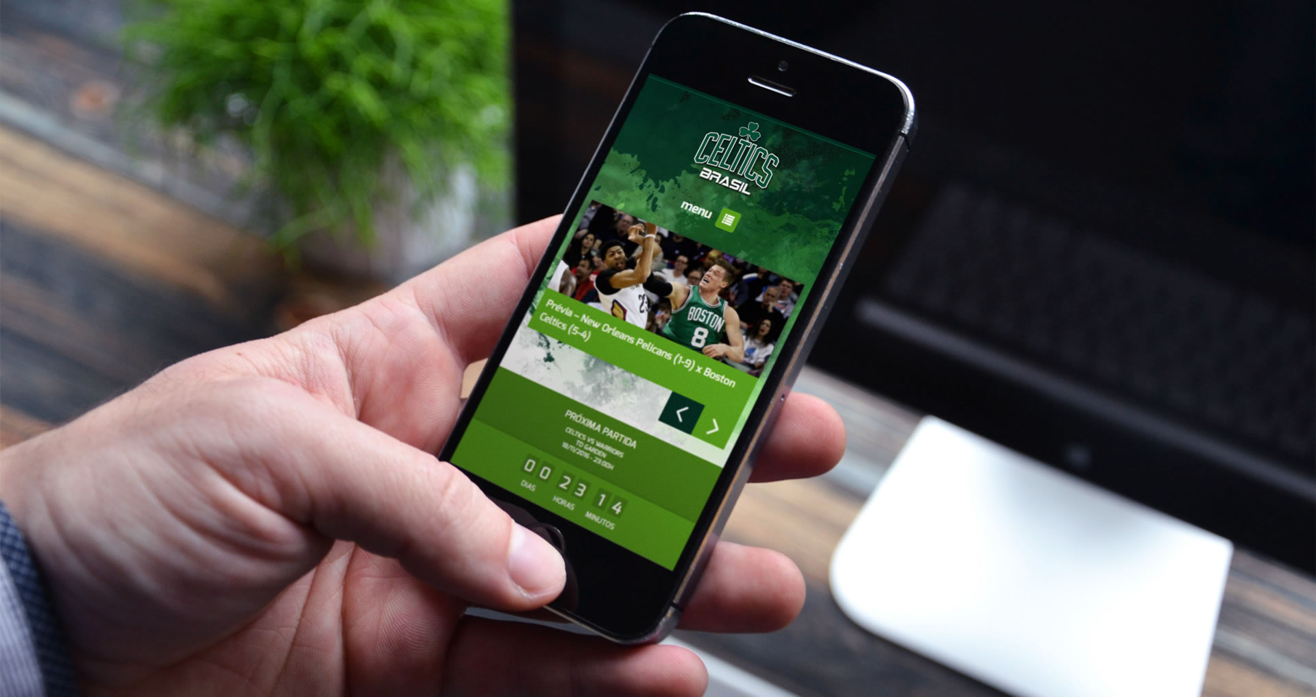 Celtics Brasil - Desenvolvimento de website responsívo
