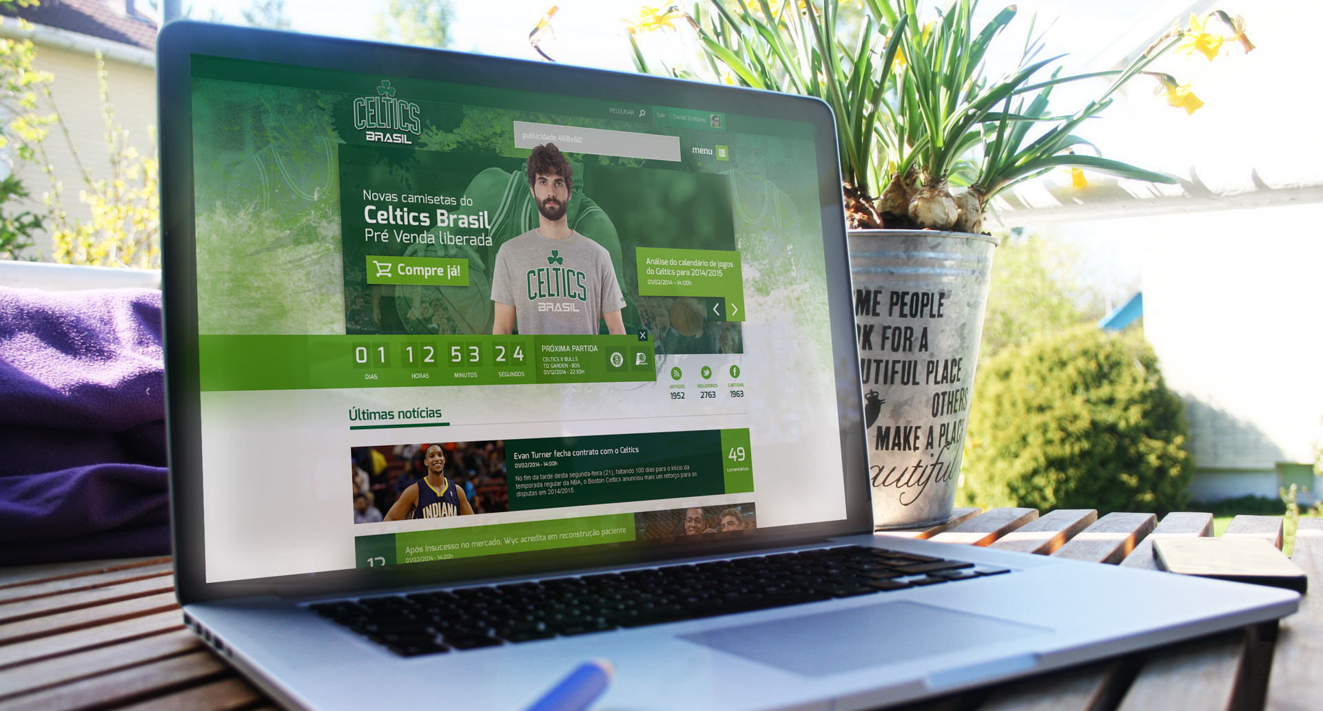 Celtics Brasil - Criação de website / Portal de notícias / Blog em Wordpress