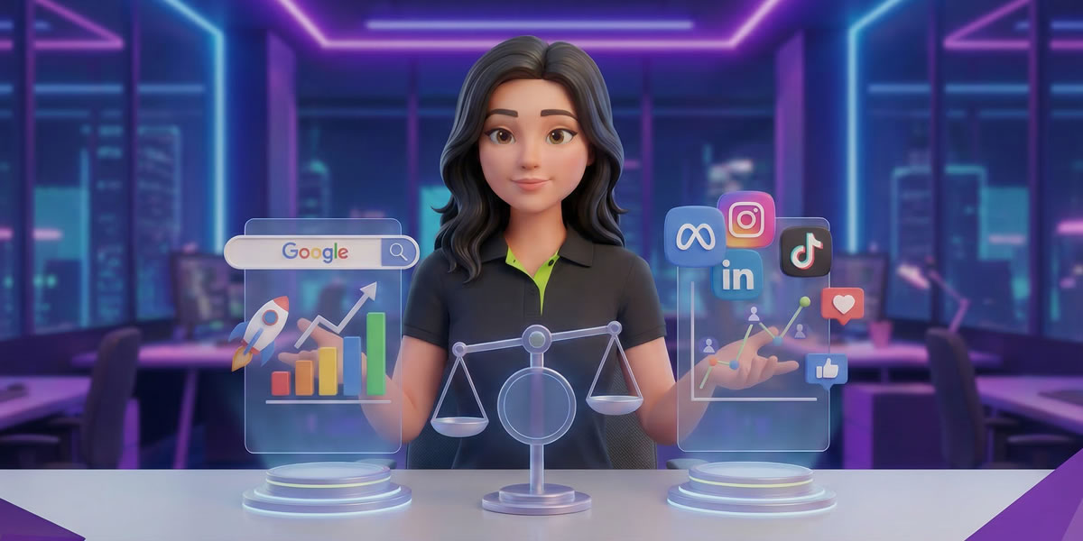 Vale mais a pena investir no Google ou nas redes sociais para atrair novos clientes?