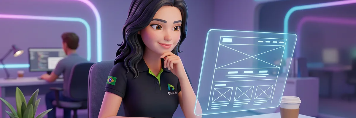 Analise o portfólio da agência de web design